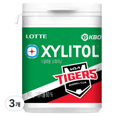 XYLITOL KBO 原創口香糖 KIA 老虎隊, 100g, 3個