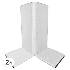 펫츠몬 고양이 코너 벽면 수직 크라프트 스크래쳐, 화이트, 2개