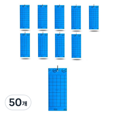 Bokini 藍色誘黏板 10*25cm, 50個, 1入
