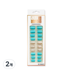 可愛美甲片 18, 2個, 混色