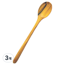 斯瓦哈 未塗層柚木原木湯匙, 單一顏色, 3個, 單品
