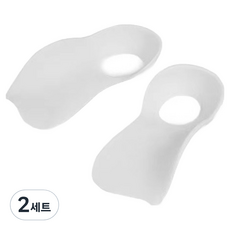 솔미온 편한 아치 보조 바른자세 신발 깔창 세트 화이트, 2세트