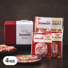 주원산오리 훈제오리 슬라이스 80g x 3개 + 훈제 슬라이스 400g x 2개 선물세트, 4세트