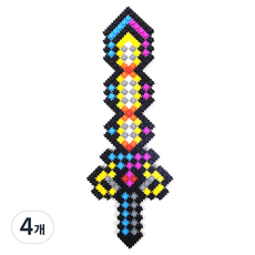 디폼블럭 칼 총 만들기 세트, 9, 4개