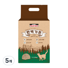 파미데이즈 고양이 편백가든 편백나무 모래, 2.8kg, 5개, 편백향
