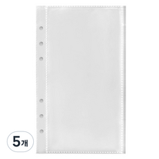 리코즈 A6 6공 포켓 리필 1포켓 내지, 5개, 30매