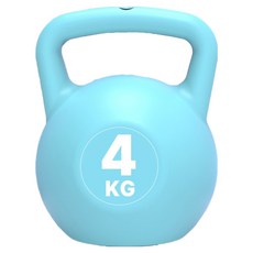 Igojin柔軟壺鈴, 4kg, 藍色, 1個