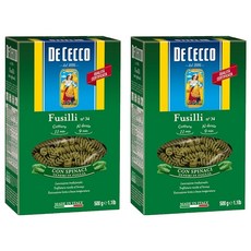 DE CECCO 得科 菠菜螺旋麵, 500g, 2盒