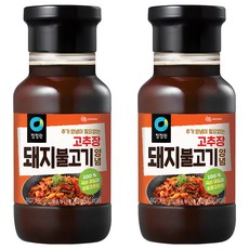 清淨園 韓式豬肉烤肉醬 辣味，精選蘋果梨子釀造，醃漬/炒飯/炒菜/拌飯多用途醬料, 280g, 2瓶