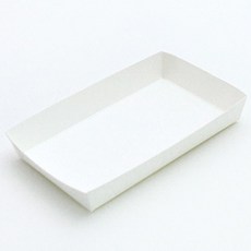 白色紙托盤 15號 15.5 x 9.3 x 2.5 cm, 1入, 100個