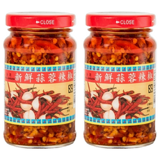 KING GARDEN 金岡 新鮮蒜蓉辣椒, 135g, 2瓶