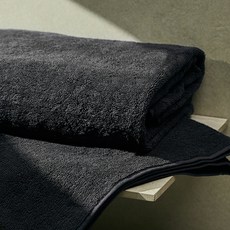 comet 30支棉紗飯店浴巾 450g, 深灰色, 2條