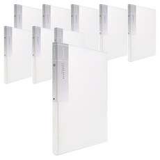 Heemang 自然透明文件夾 40頁 固定型, 白色, 9個