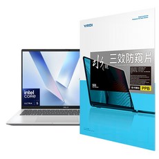 YADI 亞第 插卡隱貼 16 : 10 水之鏡防窺片 ASUS Vivobook 16 X1607CA專用 PF4PPB-W160 16吋, 透明, 1個