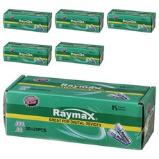 레이맥스 알카라인 건전지 AAA 20p + AA 20p, 40개입, 6세트