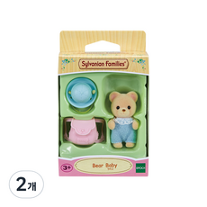 실바니안패밀리 곰 아기 피규어 5412, 2개