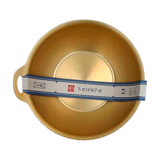 Hokua北陸 小伝具 單耳調理碗, 金色鋁製 700ml 100g, 14 x 5.9cm(板厚1.2mm), 1個