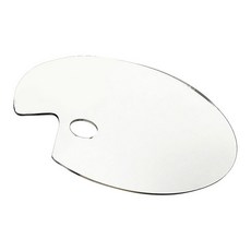 Edenstol 壓克力調色盤 透明 橢圓形 30*40 2mm, 1格, 1個