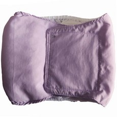 DING DONG PET 狗狗防水禮儀帶 紫色, 中型, 1個, 1入