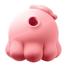 GALAKU 元氣章魚 2代吸吮震動跳蛋 帶震動/吮吸/加熱功能, 粉色, 1個