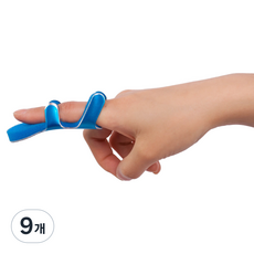 알루미늄 손가락 고정 지지 보호대 개구리형, 9개