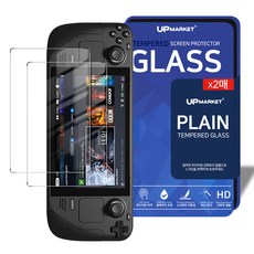 UPMARKET Steam Deck 9H 鋼化玻璃膜 2片組, 1套, 單一商品