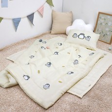 아이자리 키즈케어 애착 낮잠이불세트 분리형, 디어핑구