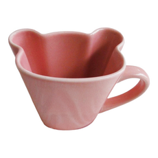 NS 熊熊造型杯 粉紅色 陶瓷材質 200ml, 1個