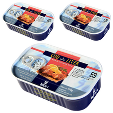 TRITON 鱈魚嫩肝, 富含維生素A和D, 120g, 3罐