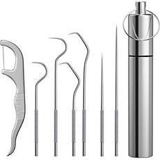 LivingHomeDetail 不鏽鋼牙線組, 7入, 1套