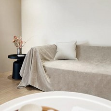 Hoom禾慕生活 法式防水防貓沙發布, 180 x 90cm, 溫柔奶茶, 1個