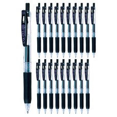 Zebra Sarasa Clip 圓珠筆 1.0mm, 黑色, 20個