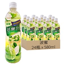波蜜 含C芭樂汁, 580ml, 24瓶