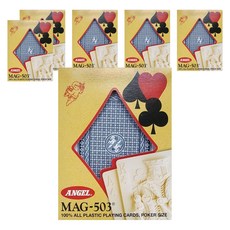 ANGEL 撲克牌 6入 MAG-503, 6個, 混合色