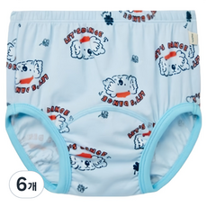 chummychummy 嬰幼兒 IFC 寬鬆竹纖維如廁訓練褲, 6個, 02 淺藍色
