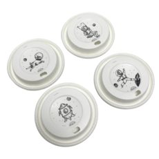 Little Space紙質杯蓋, 1個, 100個