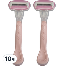 와이에스 일회용 바디 여성용 면도기 핑크, 1개입, 10개