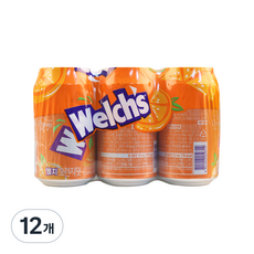 Welch's 威氏 柳橙味蘇打, 355ml, 12個