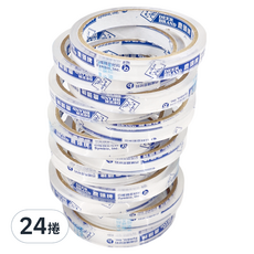 DEER BRAND 鹿頭牌 文具膠帶 12mm x 40Y，透光度極佳，黏性強勁, 24捲, 透明