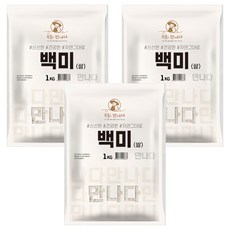 곡물을만나다 2025년산 햅쌀 백미, 상등급, 1kg, 3개