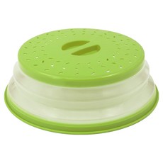 可折疊微波爐加熱防濺蓋, 1層, 綠色, 1個