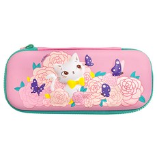 mideer 鉛筆盒 MD6213 小(22.5 x 9.5 x 5cm) 3歲以上適用 125g, 遊園的貓, 1個