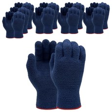 NiTex 酷寒期刷毛內層手套 雙手穿戴組 L NISG-300, 藍色, 10套