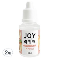 아로마조이 조이리퀴드 슬라임 향료 30ml, 2개, 피치키스