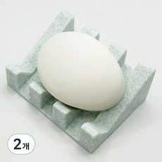 논슬립 실리콘 비누받침, 마블, 2개