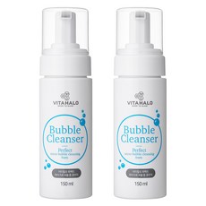 비타할로 퍼펙트 모이스처라이징 버블 폼 클렌저, 150ml, 2개