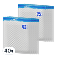 해피락 진공지퍼백 소형 22 x 21 cm, 40개
