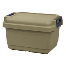 JEJ ASTAGE 可疊密封RV桶 GPD-640S 53L大容量 耐重100kg 收納箱, 大地色, 1個