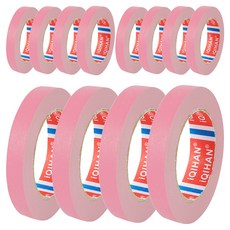 iQIHAN Dada 彩色紙膠帶 15mm x 20m, 淺粉色, 12個