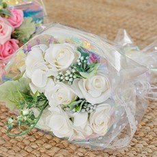 Decocomani 香皂花 純白之愛 花束, 混合色, 1個